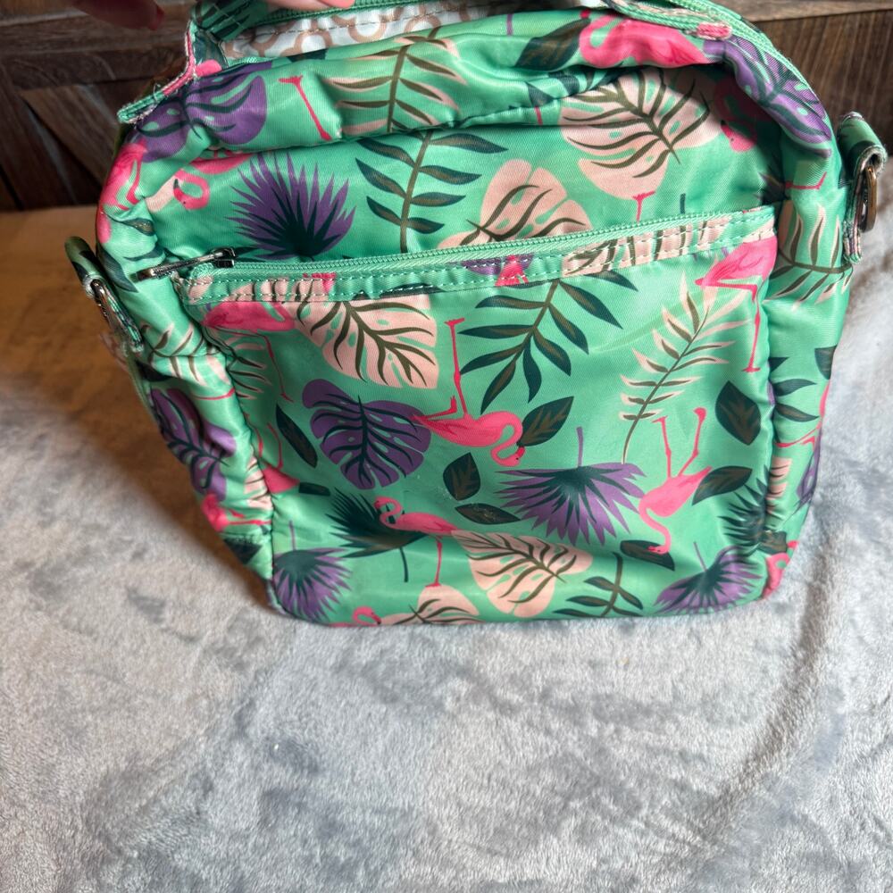 Lug Ranger Green Flamingo Backpack Organizer Travel Carry On Bag - Picture 2 of 8